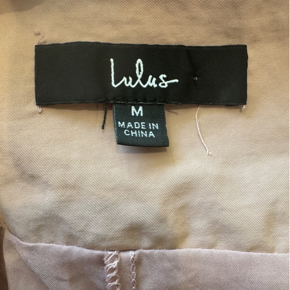 Lulus Pink Bubble Hem Mini Skirt Shorts Size M - Picture 6 of 6